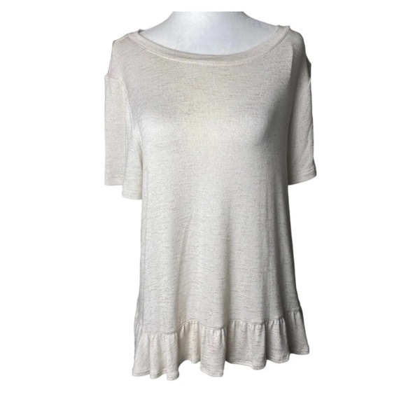 Copper Key Tops - Copper Key Blouse Womens Extra Large Short Sleeve Lightweight Open Back Casual